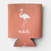 Flamingos Personalized Blikjeskoeler (Voorkant)