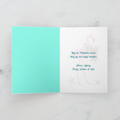 Flamingos Photo Collage Folders Kerstmis Feestdagen Kaart (Binnen)