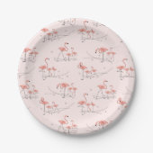 Flamingos Pink bord op basis van multipapier (Voorkant)