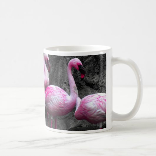 ~Flamingos~ PINK FLAMINGOS, AANGEPAST HET! Koffiemok (Rechts)