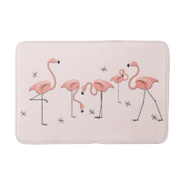 Flamingos Pink Group badmat