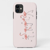 Flamingos Pink Group iPhone 11 hoesje (Achterkant)