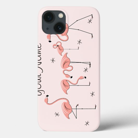 Flamingos Pink Group 'Name' in casu Case-Mate iPhone Case (Achterkant)