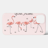 Flamingos Pink Group 'Name' in casu Case-Mate iPhone Case (Achterkant (horizontaal))