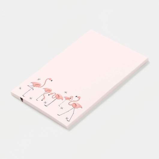 Flamingos Pink Group Post-it® Notes (Schuin)