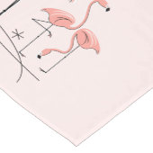 Flamingos Pink Group table runner Korte Tafelloper (Hoek)
