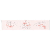 Flamingos Pink Group table runner Korte Tafelloper (Horizontaal)