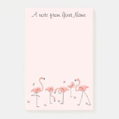Flamingos Pink Group "Text" Post-it® Notes (Voorkant)
