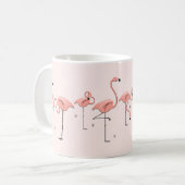 Flamingos Pink Line mok (Voorkant links)