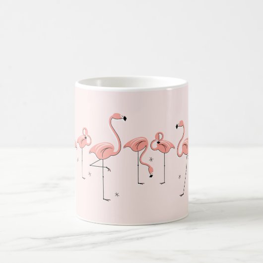 Flamingos Pink Line mok (Center)