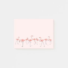 Flamingos Pink Line Post-it® Notes