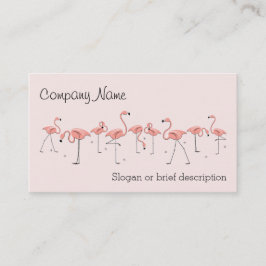 Flamingos Pink Line visitekaartje