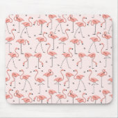 Flamingos Pink mousepad Muismat (Voorkant)