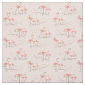 Flamingos Pink Multi fabric Stof (Swatch)