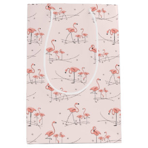 Flamingos Pink Multi gift medium Cadeauzakje