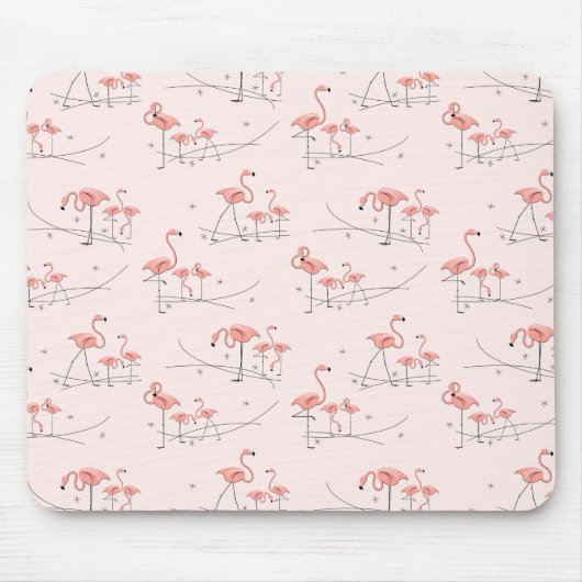 Flamingos Pink Multi mousepad Muismat (Voorkant)