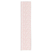 Flamingos Pink table runner Korte Tafelloper (Voorkant)