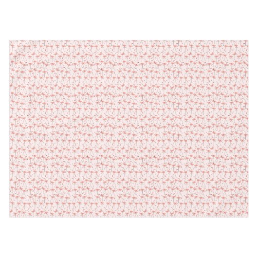 Flamingos Pink tablecloth Tafelkleed (Voorkant (Horizontaal))