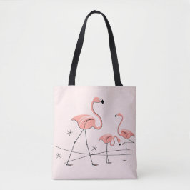 Flamingos Pink Trio 2 over tas
