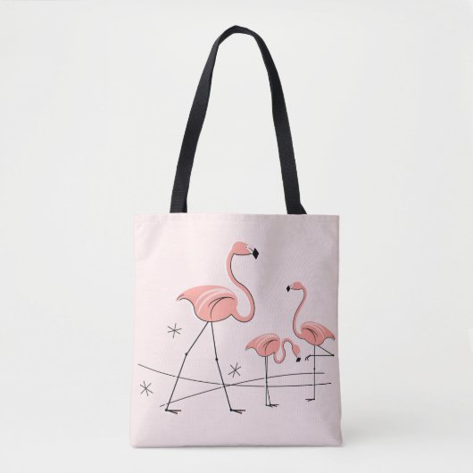 Flamingos Pink Trio 2 over tas (Voorkant)
