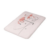 Flamingos Pink Trio 3 badmat (Gekanteld)