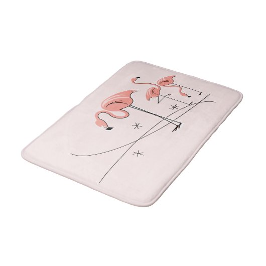 Flamingos Pink Trio 3 badmat (Gekanteld)