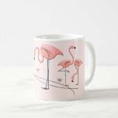Flamingos Pink Trio 3 mok (Voorkant rechts)