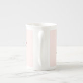 Flamingos Pink Trio 3 Name bone china mok (Achterkant)