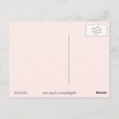 Flamingos Pink Trio 4 Text briefkaart (Achterkant)