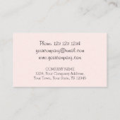 Flamingos Pink Trio 4 visitekaartje (Achterkant)