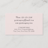 Flamingos Pink Trio 4 visitekaartje (Achterkant)