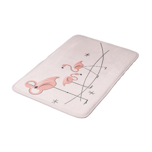 Flamingos Pink Trio badmat (Gekanteld)