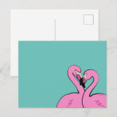 Flamingos Postcard Briefkaart (Voorkant / Achterkant)