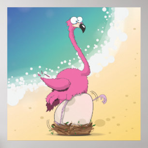 Flamingo's Poster