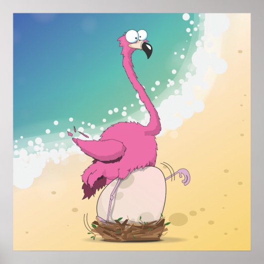 Flamingo's Poster (Voorkant)