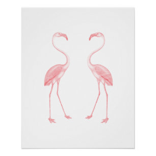 Flamingos Poster