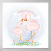 Flamingos poster (Voorkant)