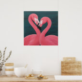 Flamingos Poster (Keuken)