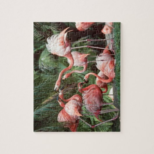 Flamingos Puzzle Legpuzzel (Verticaal)