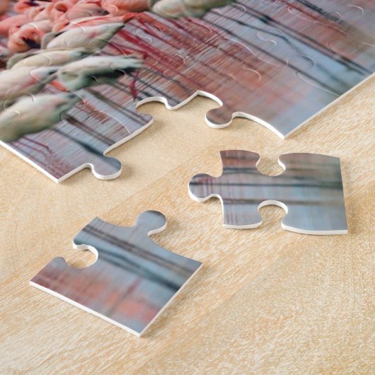 Flamingos Puzzle Legpuzzel (Zijkant)