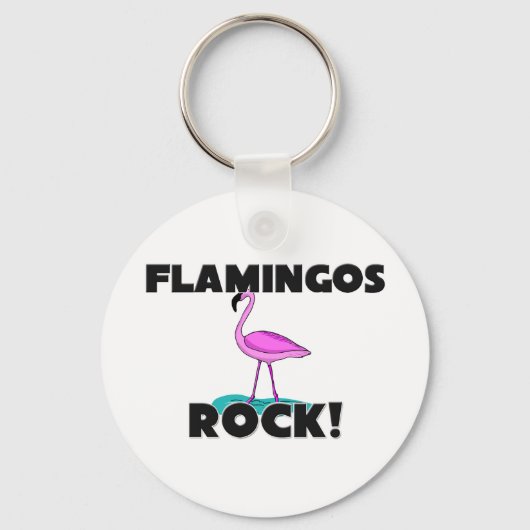 Flamingos Rock Sleutelhanger (Voorkant)