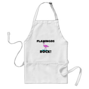 Flamingos Rock Standaard Schort