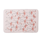 Flamingo's Roze badmat (Voorkant)