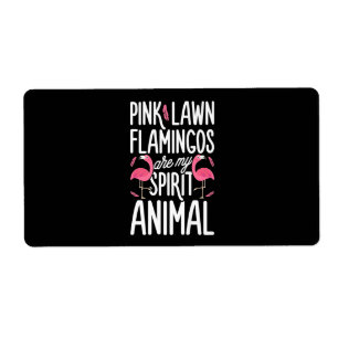 Flamingos   Roze gelaagde lamingos zijn gedistille Etiket
