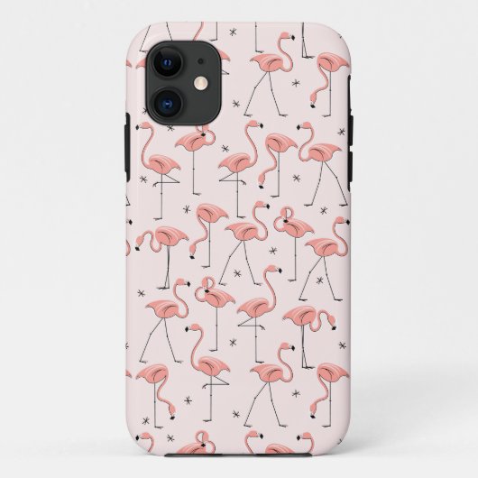 Flamingo's Roze iPhone hoesje (Achterkant)