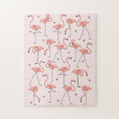 Flamingos Roze puzzel (Verticaal)