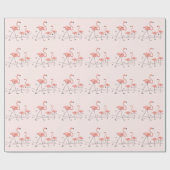 Flamingo's Roze Trio 2 inpakpapier (Vlak)