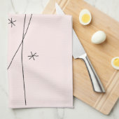 Flamingo's Roze Trio 3 keukenhanddoek (Quarter Fold)