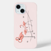 Flamingos Roze Trio iPhone case (Achterkant)