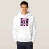 Flamingo's, Roze Vogel Hoodie (Voorkant volledig)